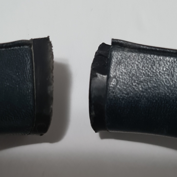 Naturalizer Leather Pumps Navy Blue Valarie Cap Toe 2.5” Heel Size 7.5W - Picture 8 of 14